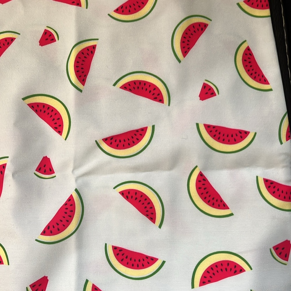 Two Kate spade watermelon cloth totes - Picture 4 of 10